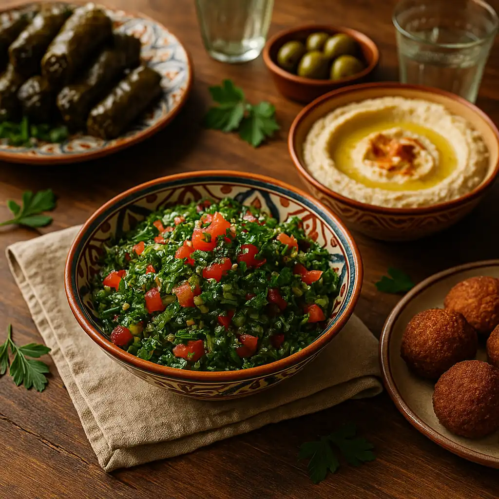 Taboulé – salade au persil, tomates et boulgour